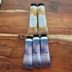 Bath & Body Works Hand Cream Set - Gold and Blue